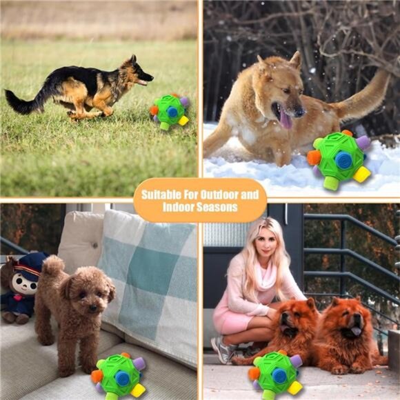 Dog Snuffle Ball-Interactive Puzzle Dog Toys Encourage Natural Foraging Skills - Picture 6 of 8